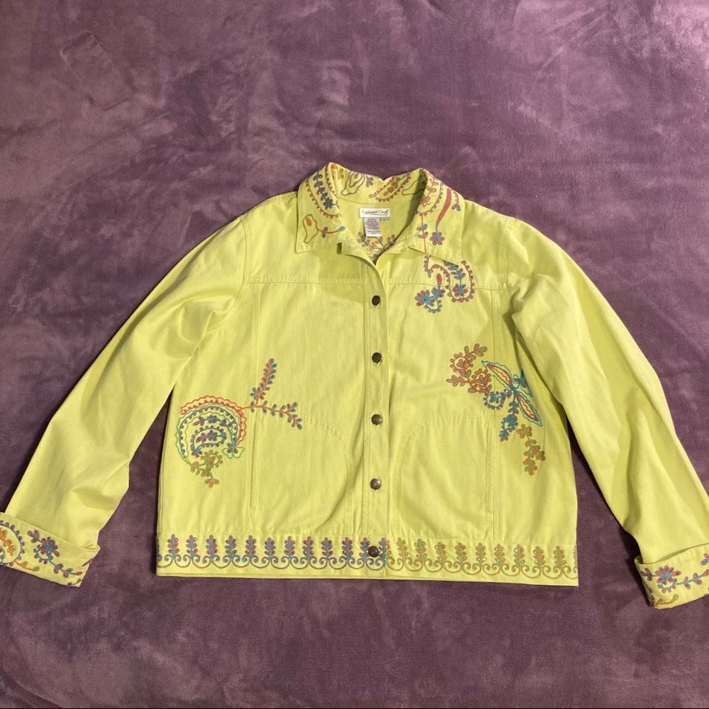 Embroidered Denim Jacket